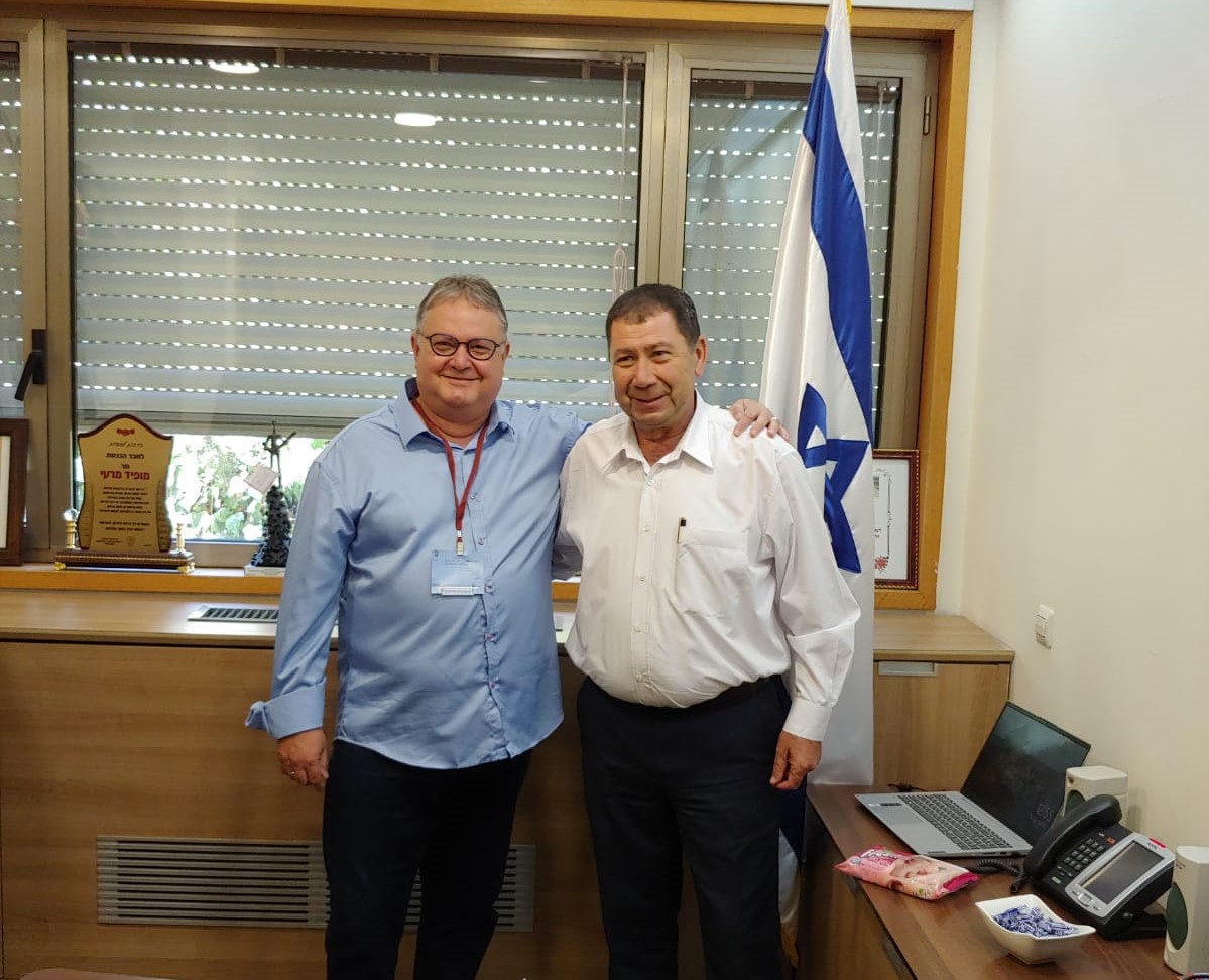 שלמה אייזיק נפגש עם ח"כ מופיד מרעי לדון בהשפעת רפורמת הסוכן האובייקטיבי על הסוכנים הלא-יהודים