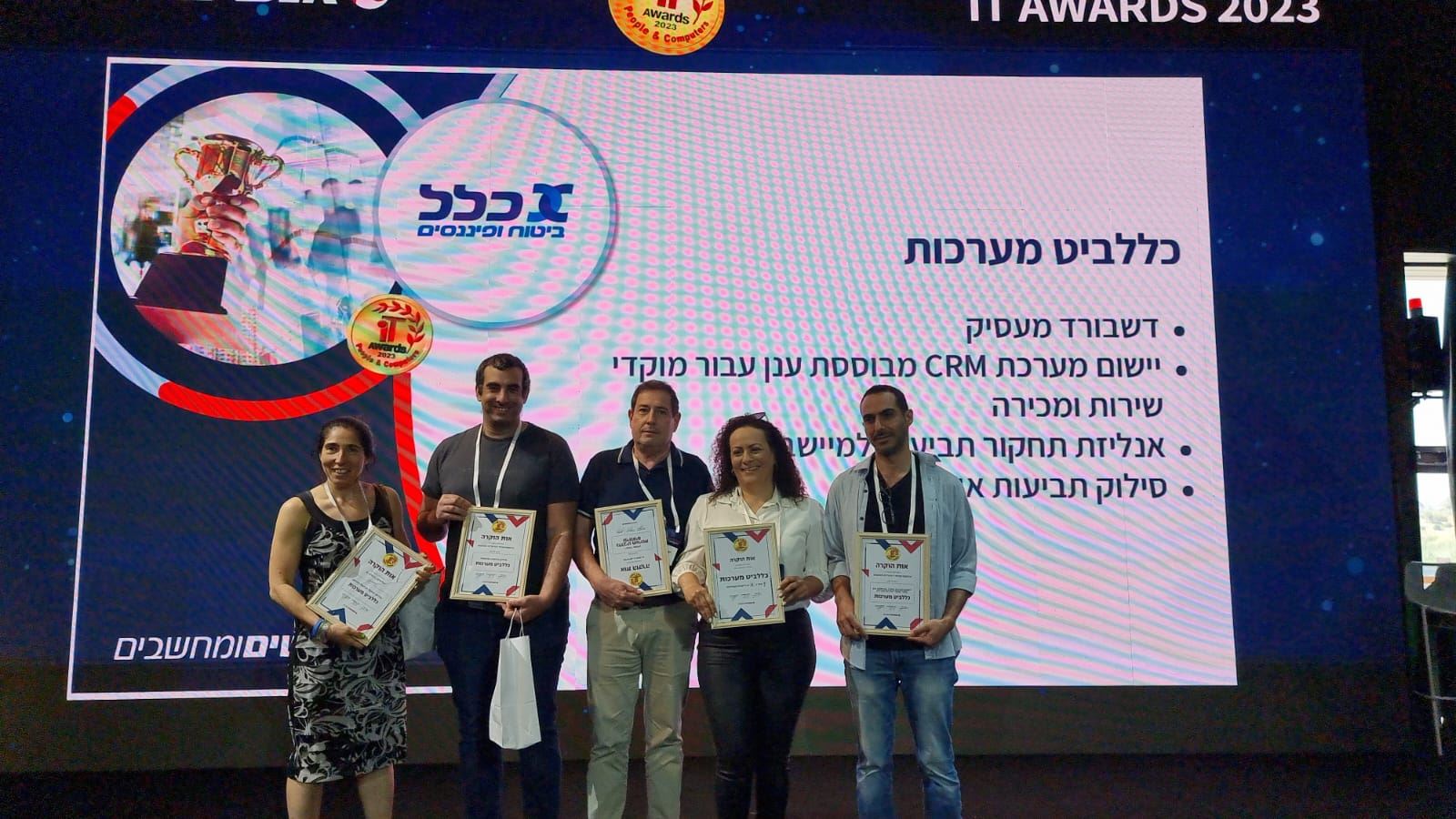 תחרות מצטייני המחשוב IT Award2023: כלל ביטוח זכתה במקום הראשון עם 4 פרויקטים בתחום ה-IT
